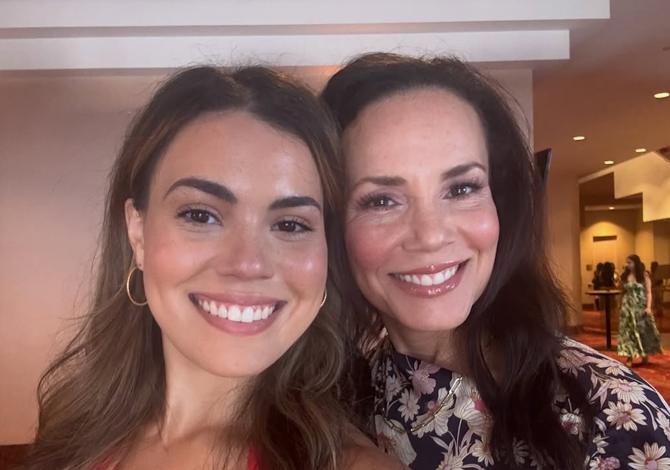 Dayton Bramhall with her mom