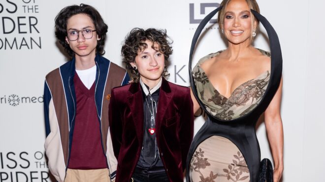 Jennifer Lopez with Max & Emme