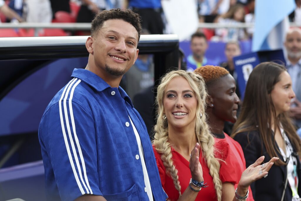 Patrick and Brittany mahomes