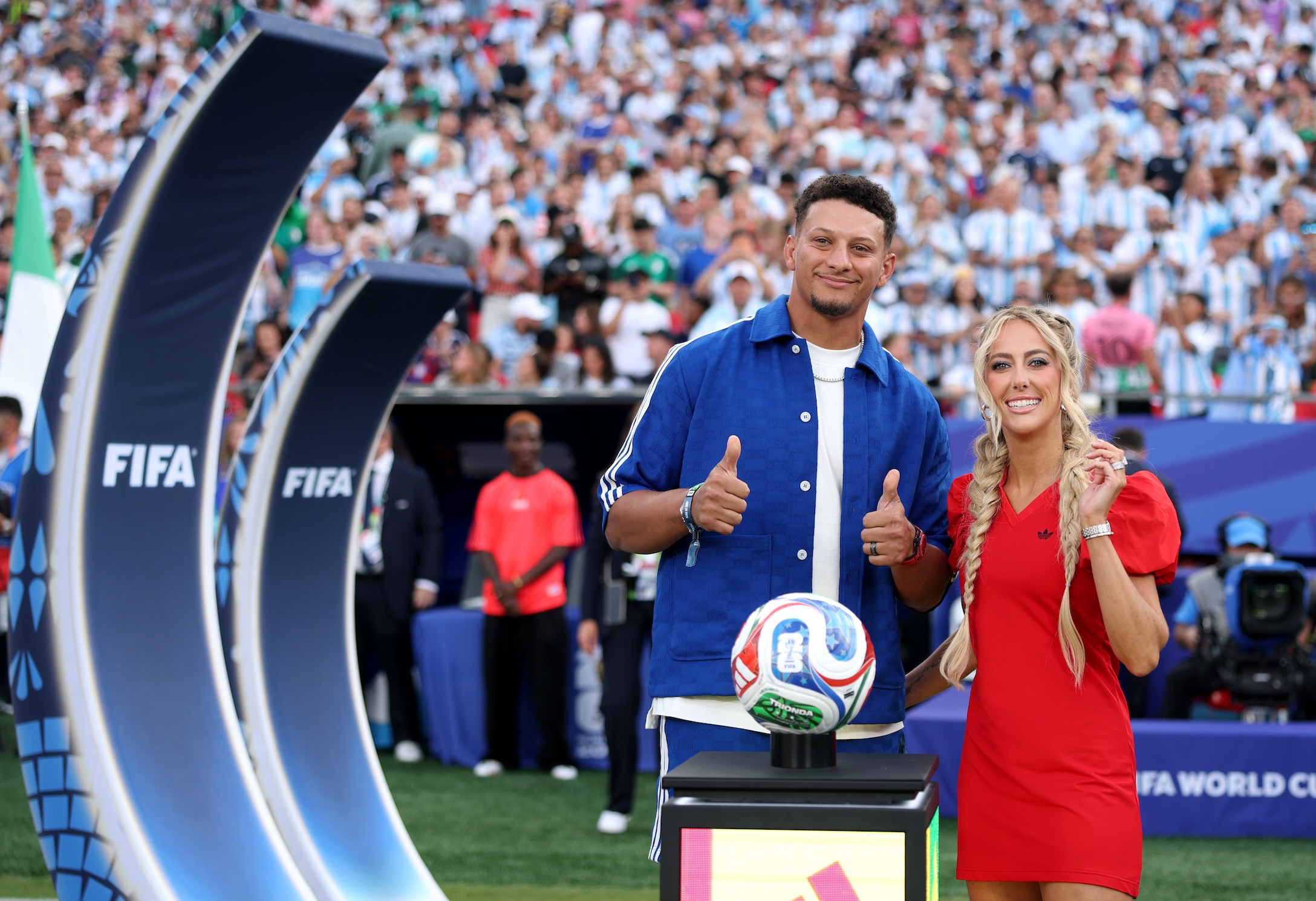 Patrick and Brittany Mahomes