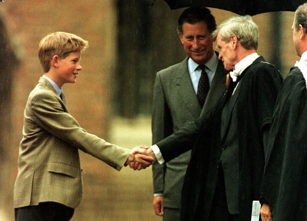 Prince Harry's first day at Eton College