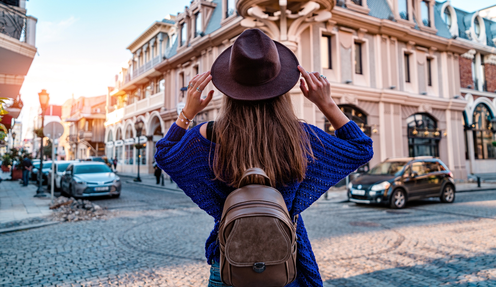 woman traveling