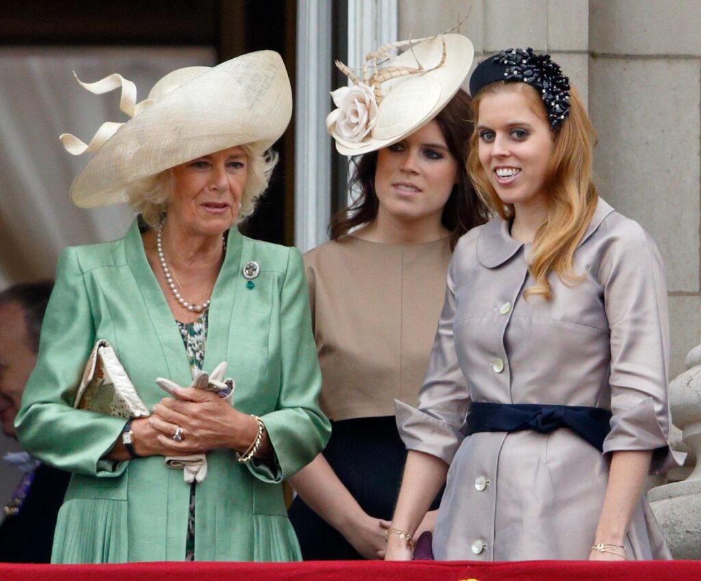 Camilla, Beatrice, Eugenie