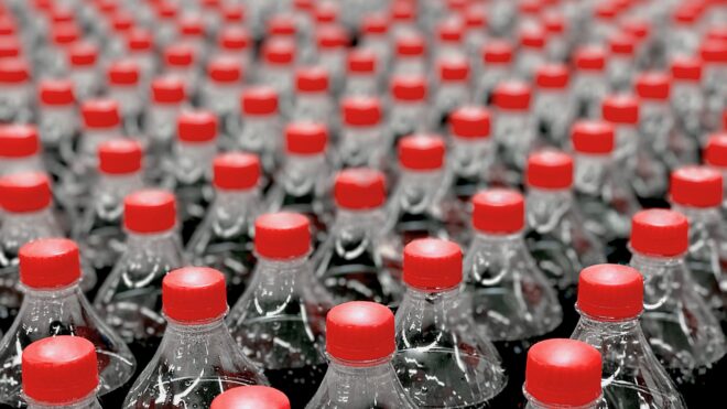 soda bottles