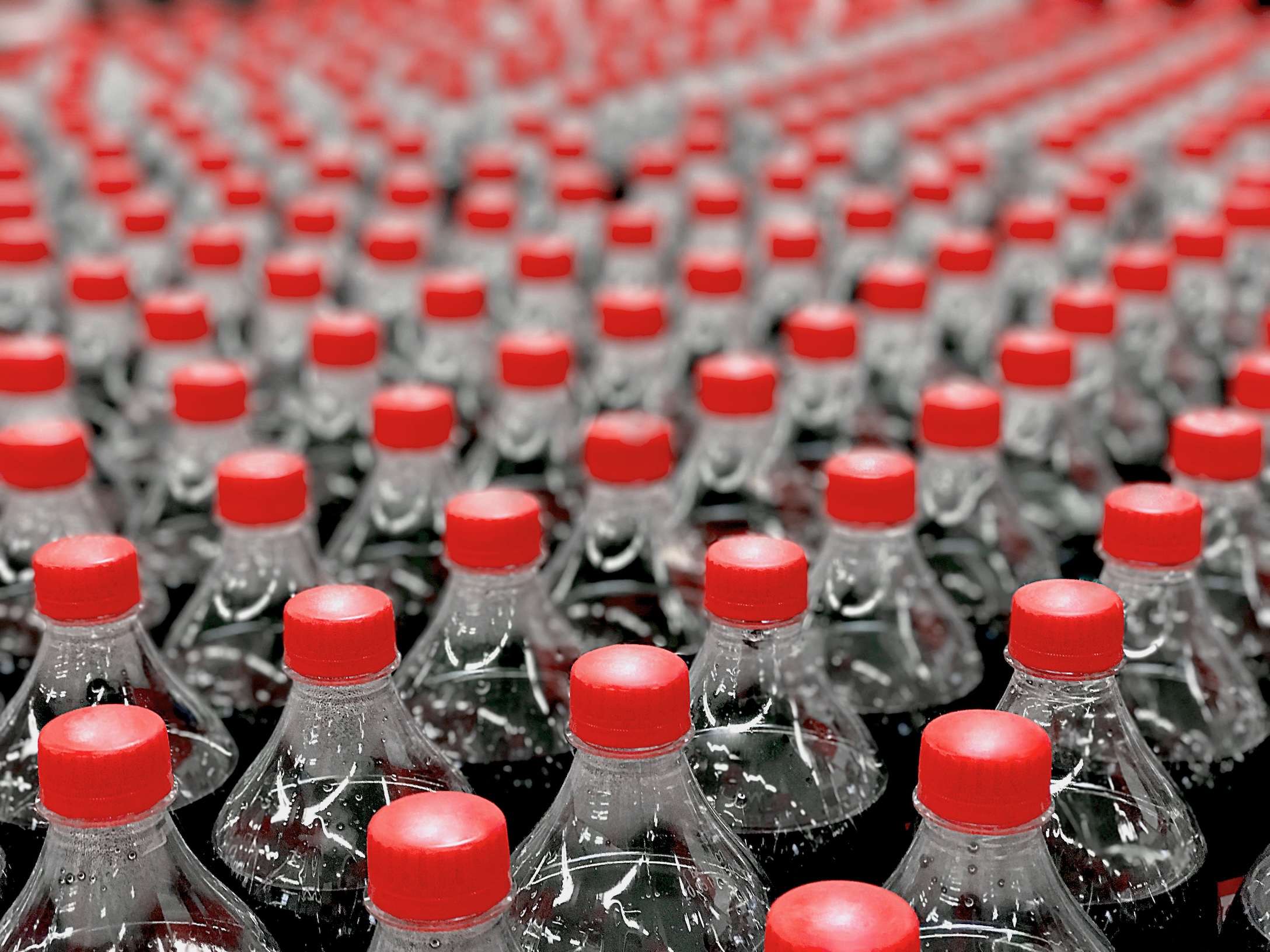 soda bottles