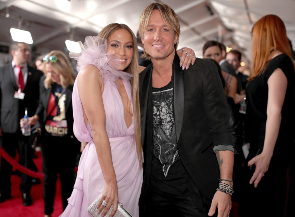 Keith Urban and Jennifer Lopez