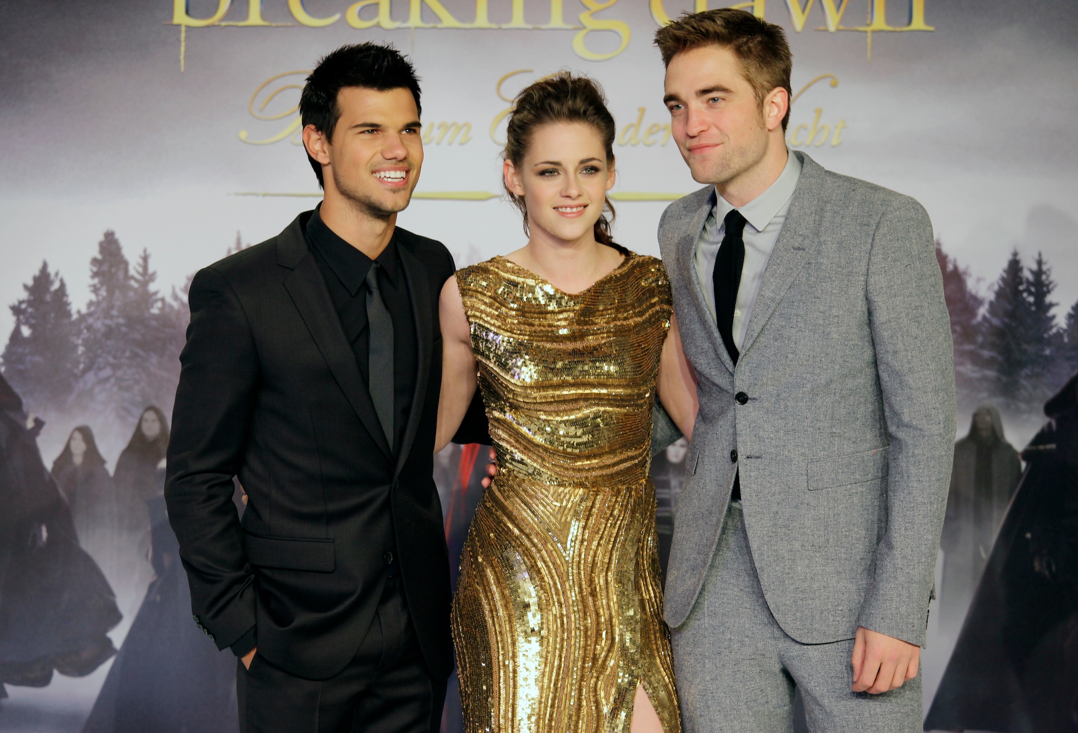 Taylor Lautner, Kristen Stewart and Robert Pattinson
