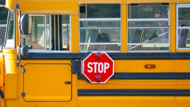Calaveras Unified school bus