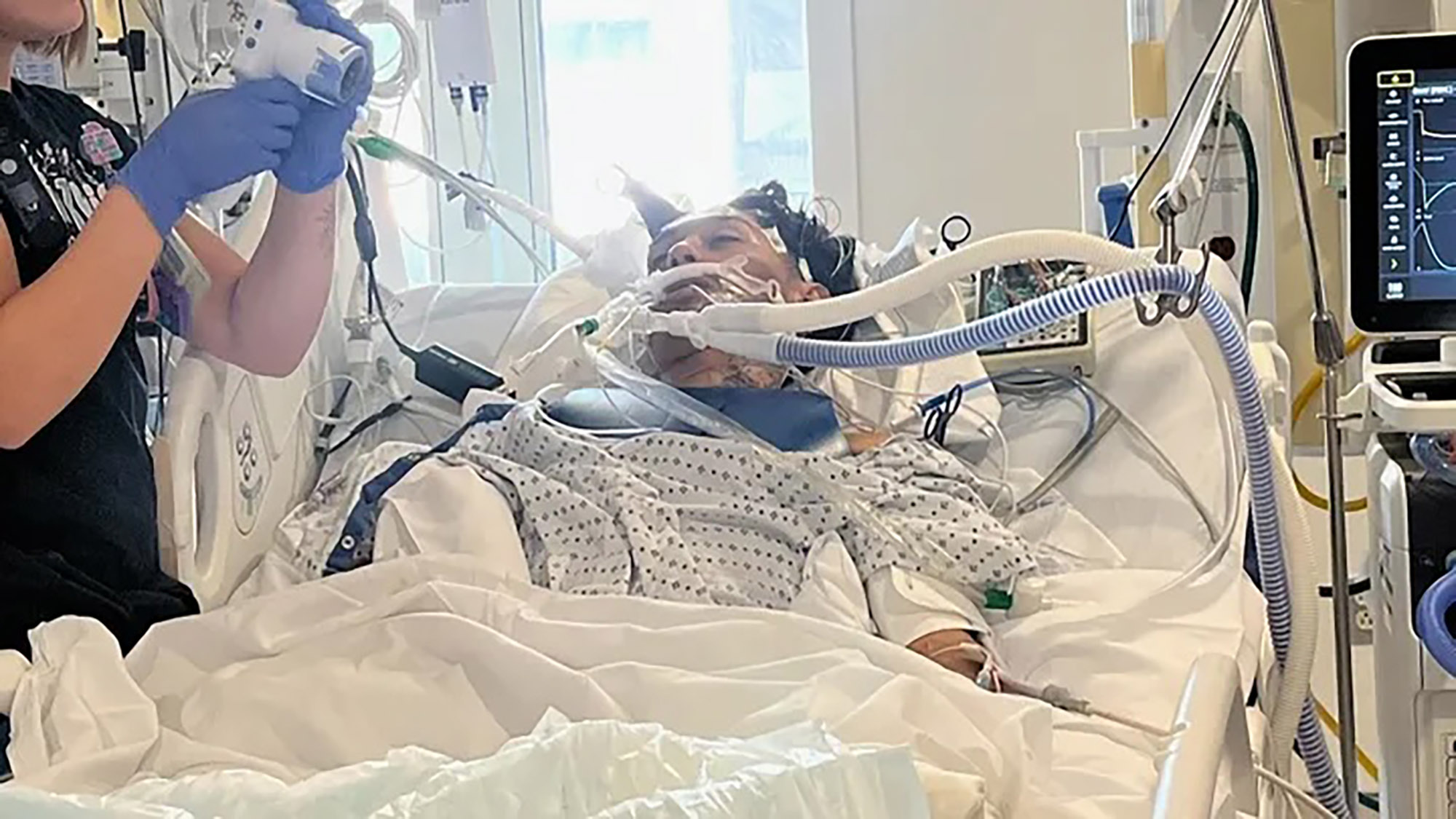 Image from the online fundraising page for a North Carolina teenager infected with a rare brain-eating amoeba.